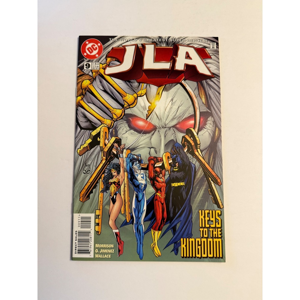 DC Comics JLA 9 1997 Keys to the Kingdom Grant Morrison Justice League Batman